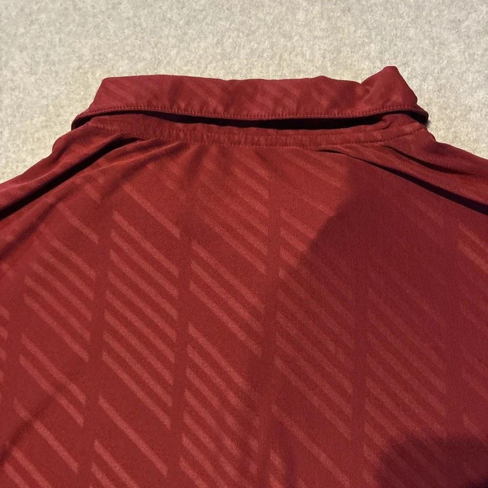 NIKE GOLF Men's Polo Tour Performance Dri Fit‎ Sz XL Red Very Good Cond.